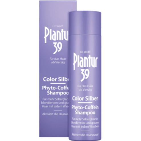 PLANTUR 39 Color Silver Шампунь с кофеином для светлых волос 250 мл